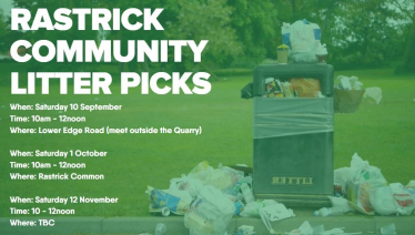 Litter pick schedule in Rastrick